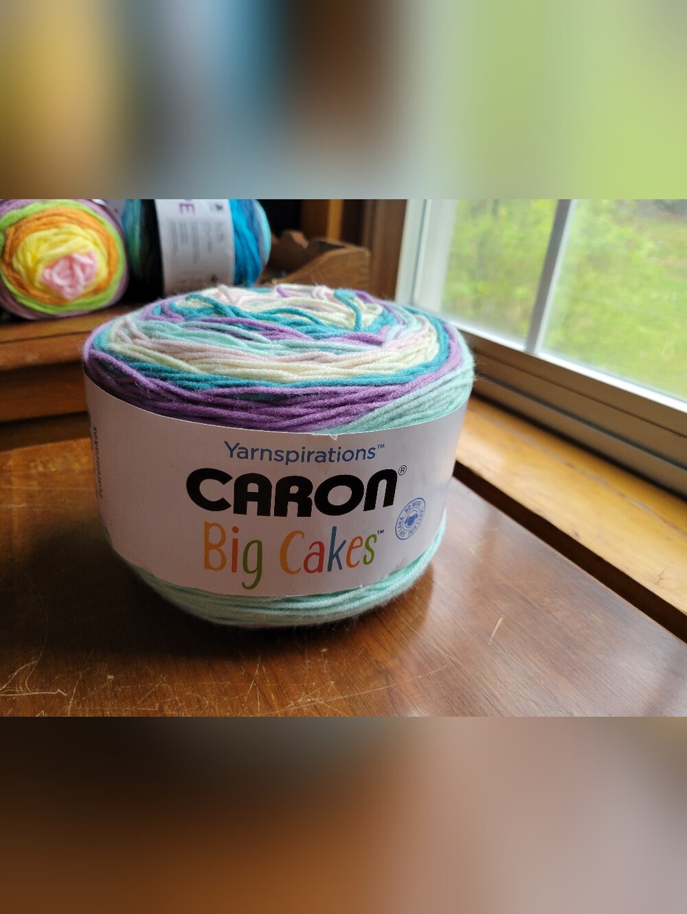 Caron Big Cakes Boysenberry Acrylic Yarn 10.5 oz 603 yd Medium Weight 4